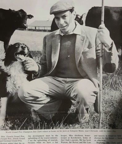 Jim, l'éleveur de moutons avec son chien... Jim, l'éleveur de moutons avec son chien...